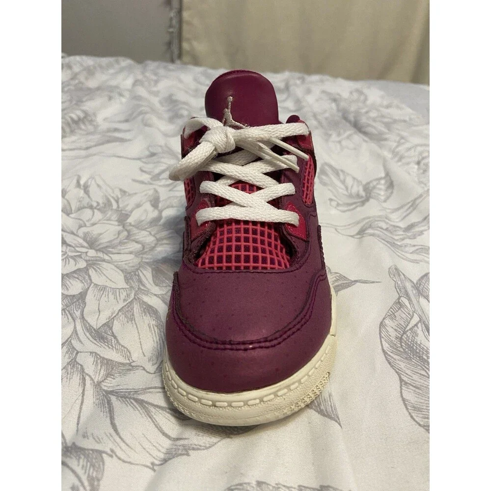 Jordan Air Jordan 4 True Berry Kids Valentines 2019 Release 10C— Good Condition